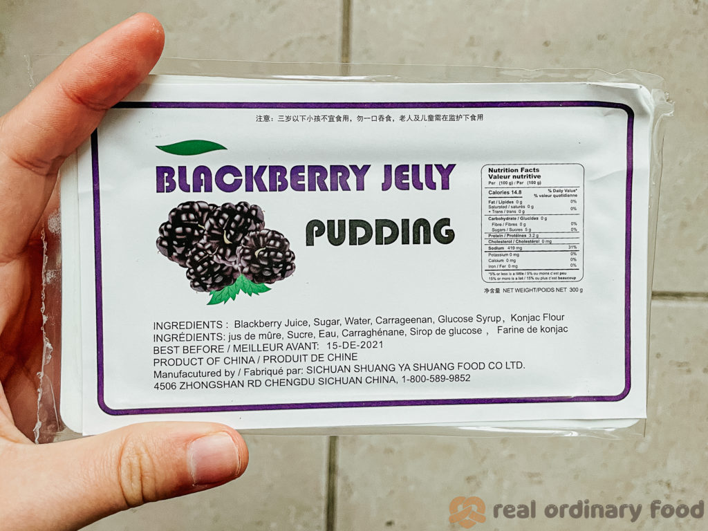 blackberry jelly pudding bait