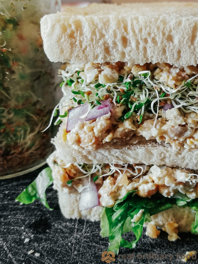 chickpea salad sandwich