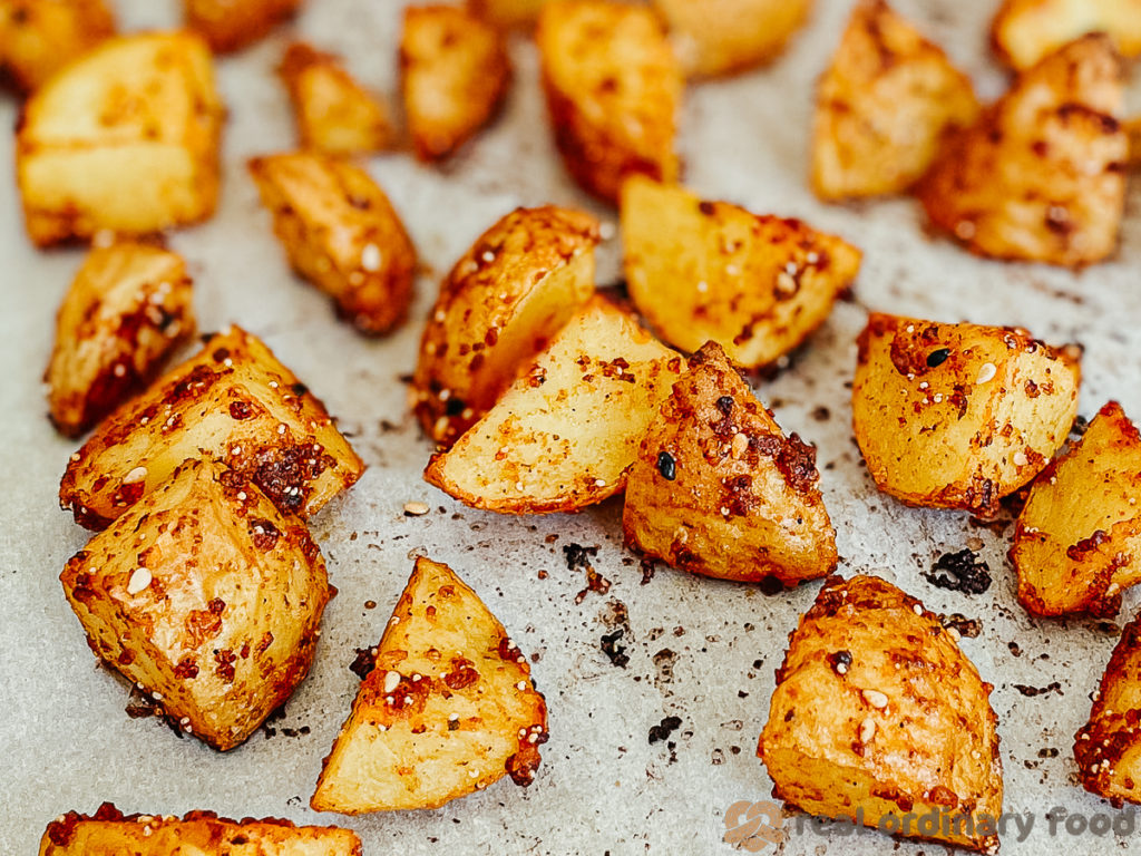 shichimi togarashi roasted potatoes