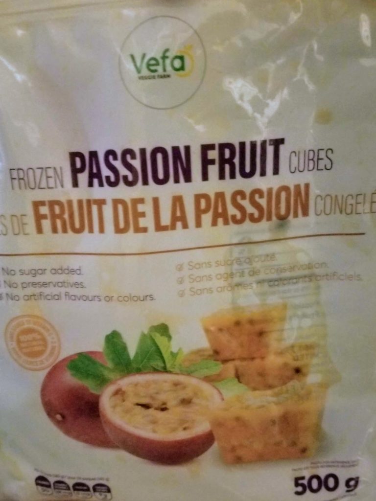 Puree fruit de la passion congelé