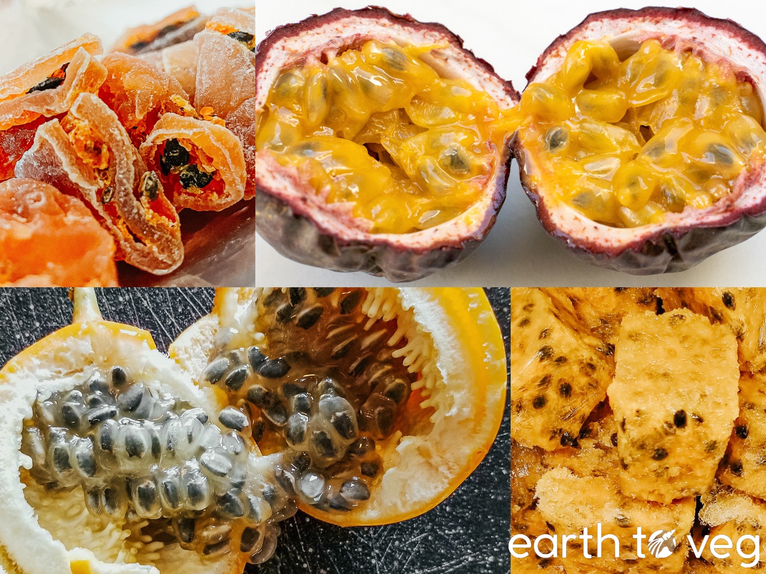 Passion Fruit and Granadilla: Fresh vs Frozen vs Dried - Earth to Veg