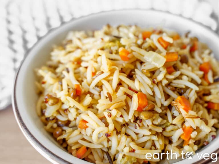 Instant Pot Wild Rice Blend Earth to Veg