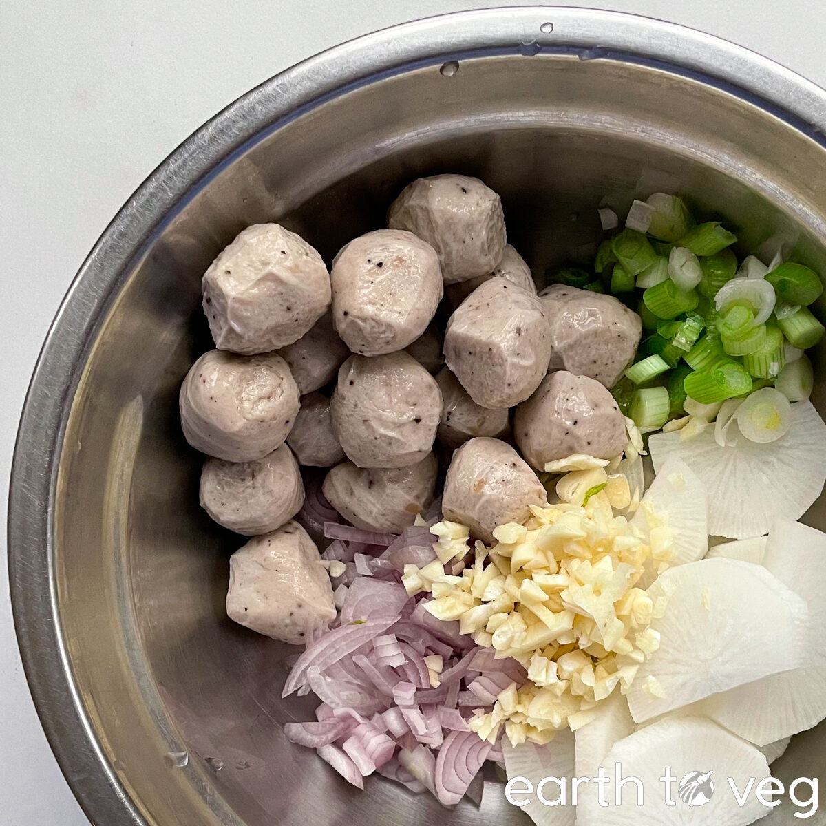 vegan jjigae ingredients