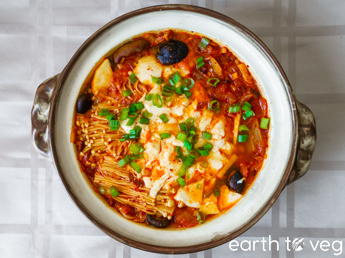 Vegan Soondubu Jjigae (Korean Soft Tofu Stew)