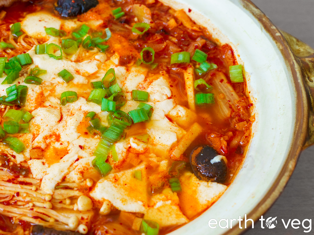 Soupe Coréene au Tofu Mou (tofu soyeux) - Soondubu Jjigae 