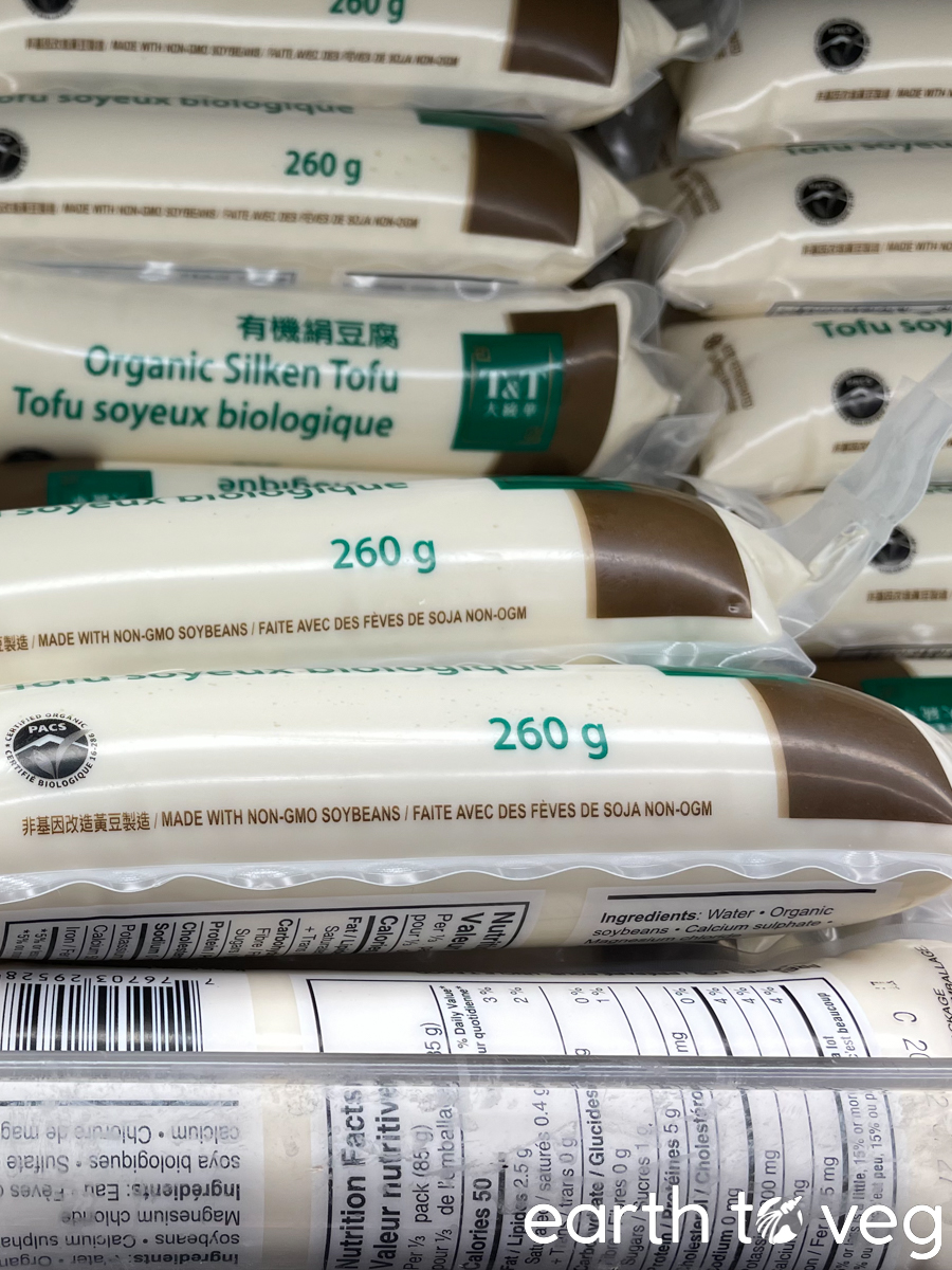 organic silken tofu in tube