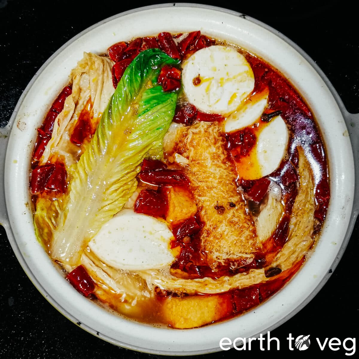 Spicy Vegan Hot Pot - Full of Plants